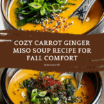 Carrot Ginger Miso Soup Recipe