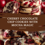 Cherry Chocolate Chip Cookies with Mocha Chips Recipe
