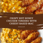 Hot Honey Chicken Tenders with Baked Mac and Cheese Recipe
