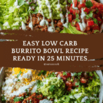 Easy Low Carb Burrito Bowl – 25min Breakfast Protein-Packed Recipe