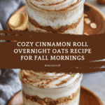 Cinnamon Roll Overnight Oats Recipe