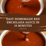 Easy Red Enchilada Sauce {15 minute Recipe} Recipe