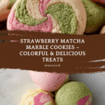Strawberry Matcha Marble Cookies Recipe