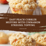 Peach Cobbler Muffins Recipe