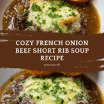 French Onion Beef Short Rib Soup Recipe