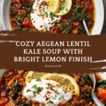 Aegean Lentil–Kale Soup Recipe