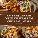 BBQ Chicken Coleslaw Wraps: A Flavorful Easy Recipe! Recipe