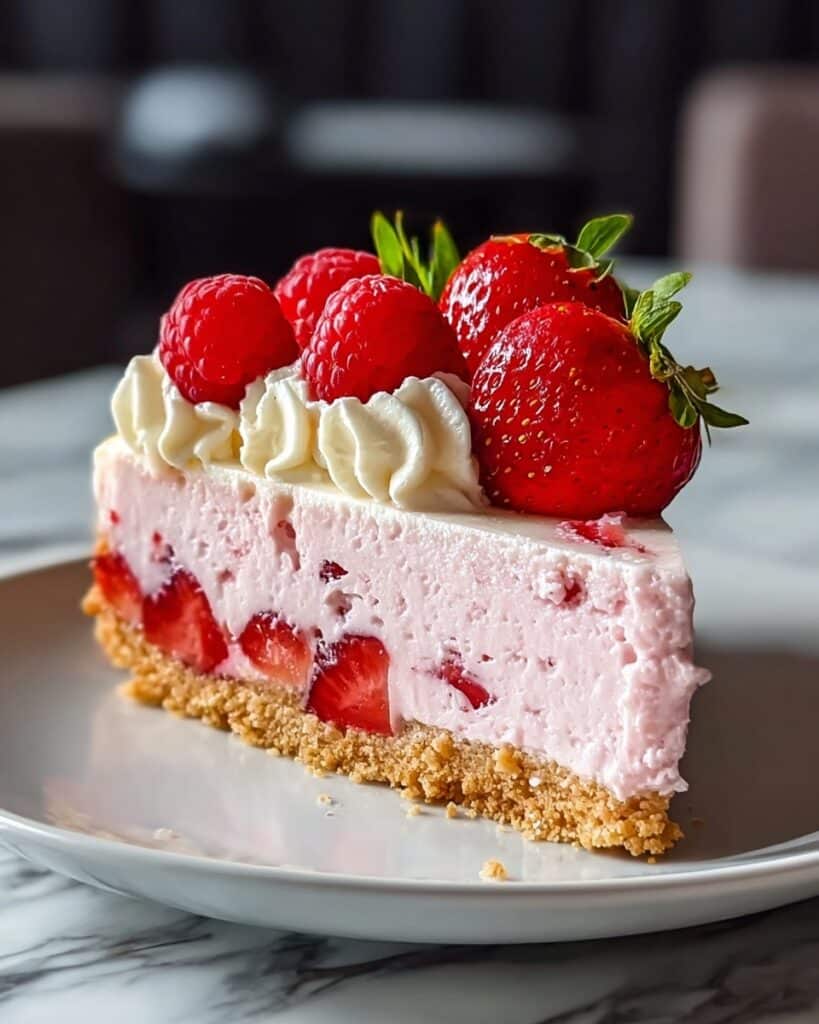 Irresistibly Creamy Oatmeal Crust Strawberry Cheesecake Recipe