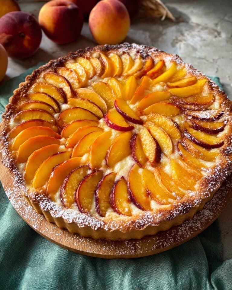 Nectarine and Cottage Cheese Pie Recipe