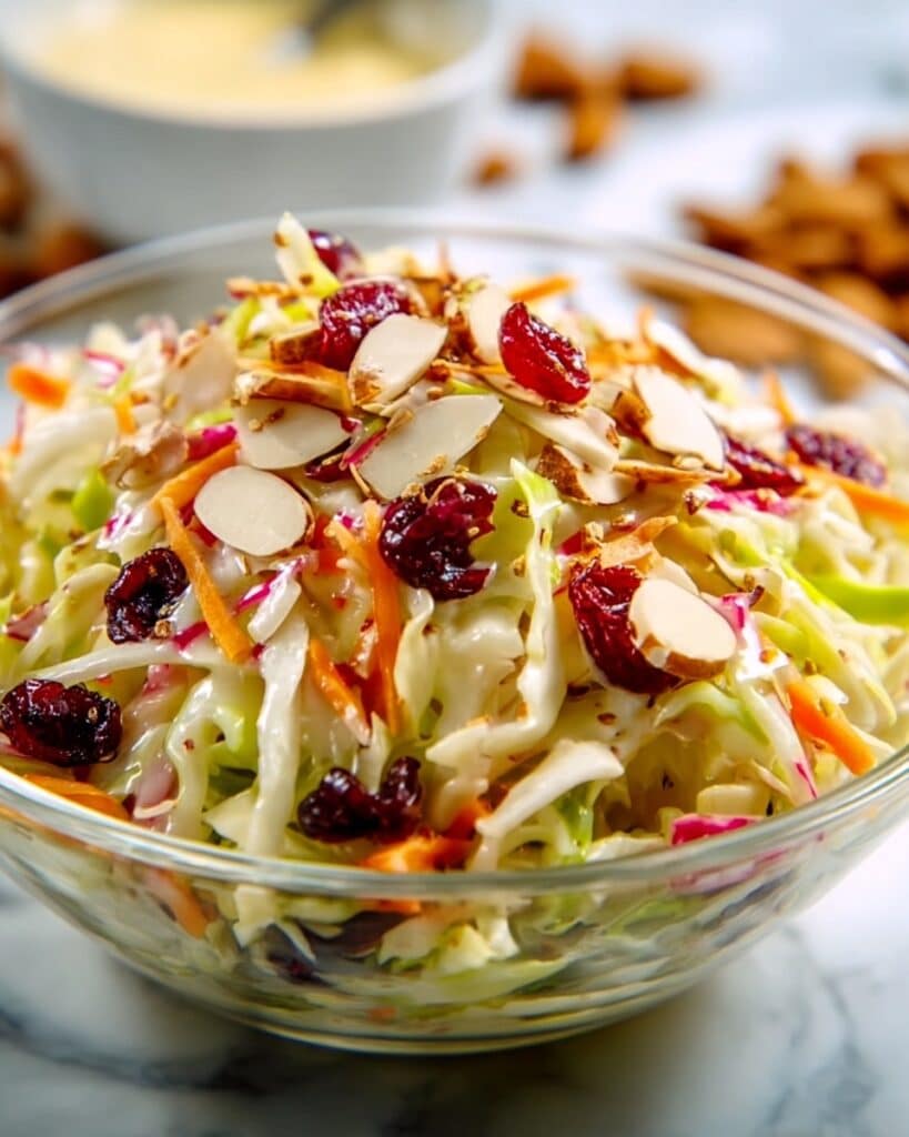Cranberry Almond Thanksgiving Slaw Recipe