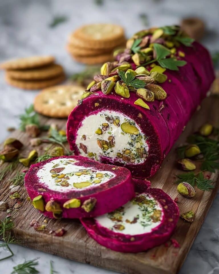 Roasted Beet & Goat Cheese Log Recipe