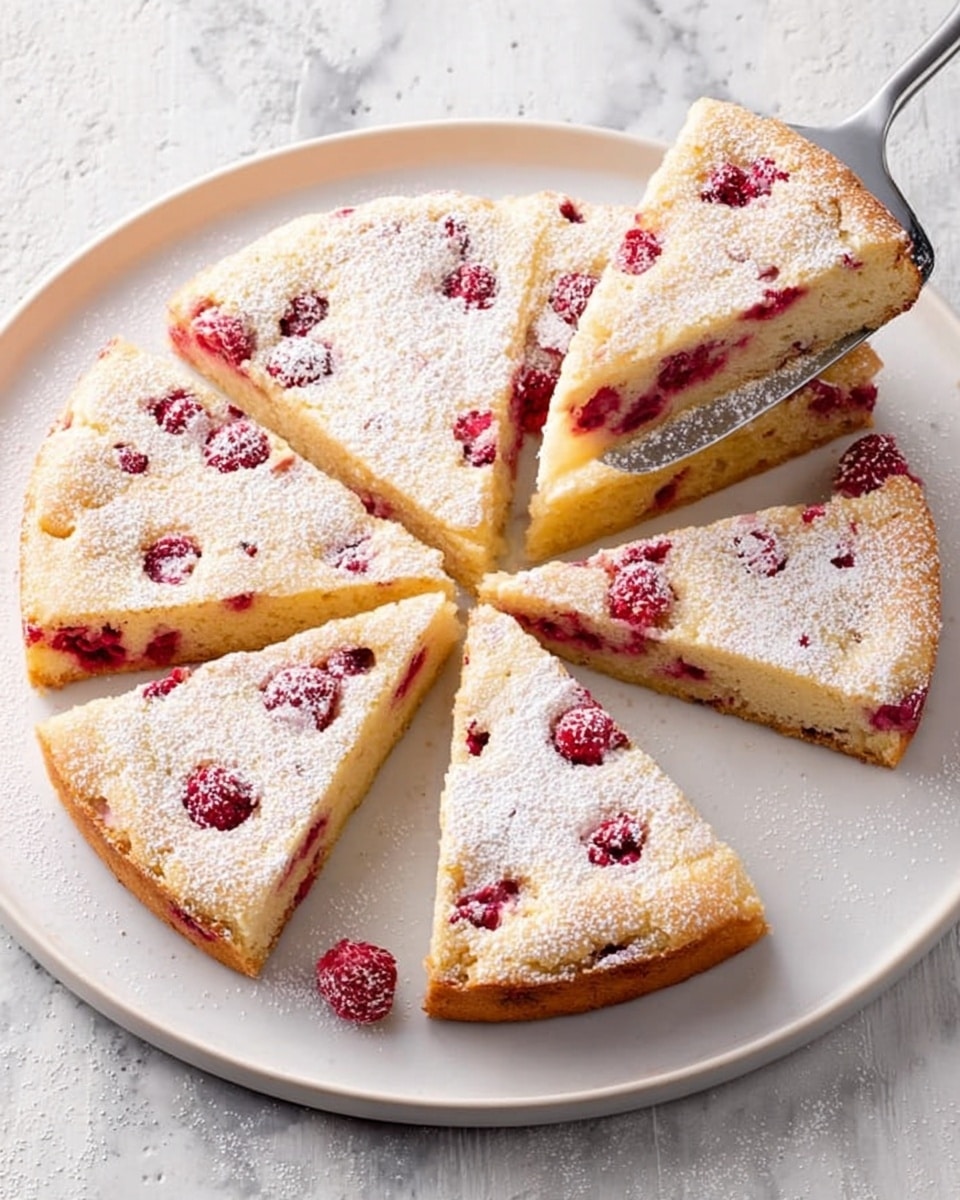 A black tart pan filled with a pale yellow batter that is thick and creamy in texture, dotted generously with bright red and dark purple berries all mixed throughout the batter and some peeking on top, creating a colorful contrast. The tart pan sits centered on a dark baking tray with a textured pattern, and the whole setup is placed on a white marbled surface that adds a clean, bright background to the scene. Photo taken with an iphone --ar 4:5 --v 7