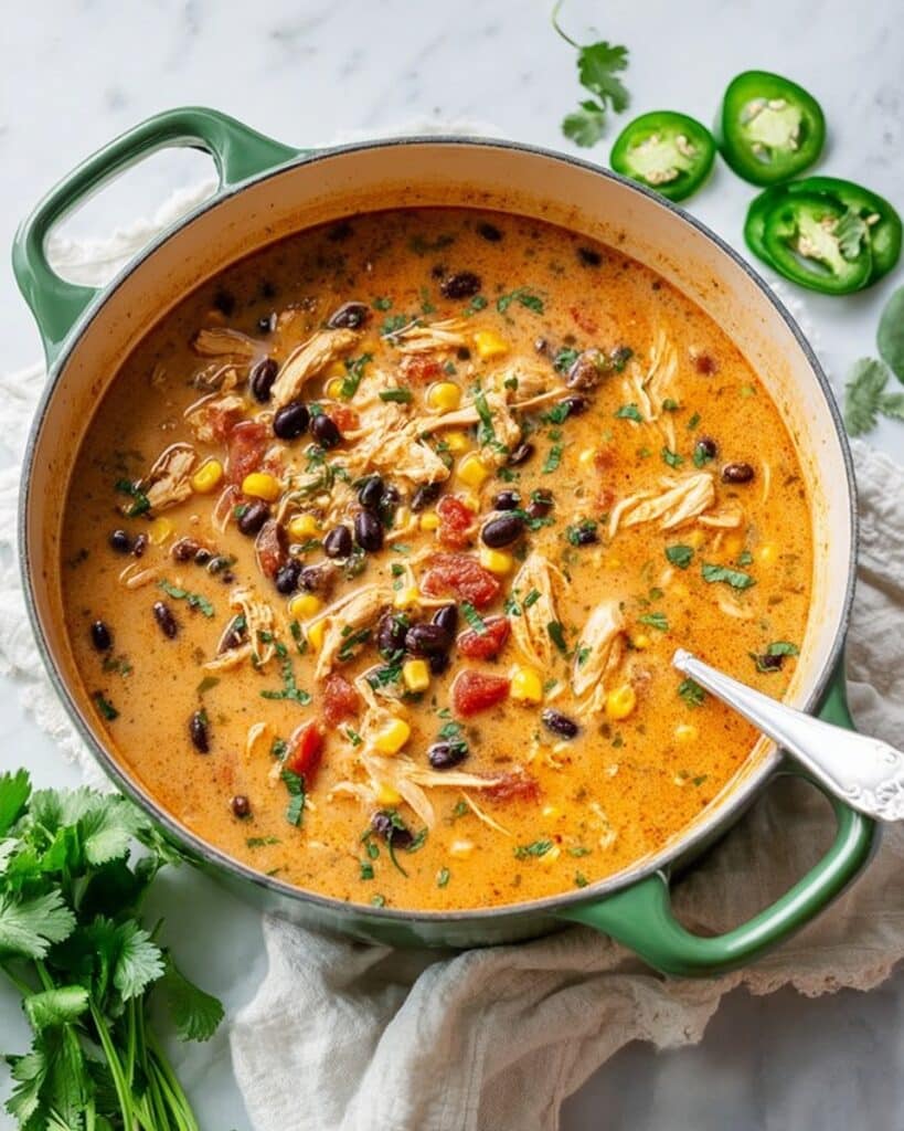 Creamy Chicken Enchilada Soup Recipe