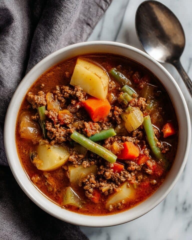 Best Ever Easy Vegetable Beef Soup Recipe