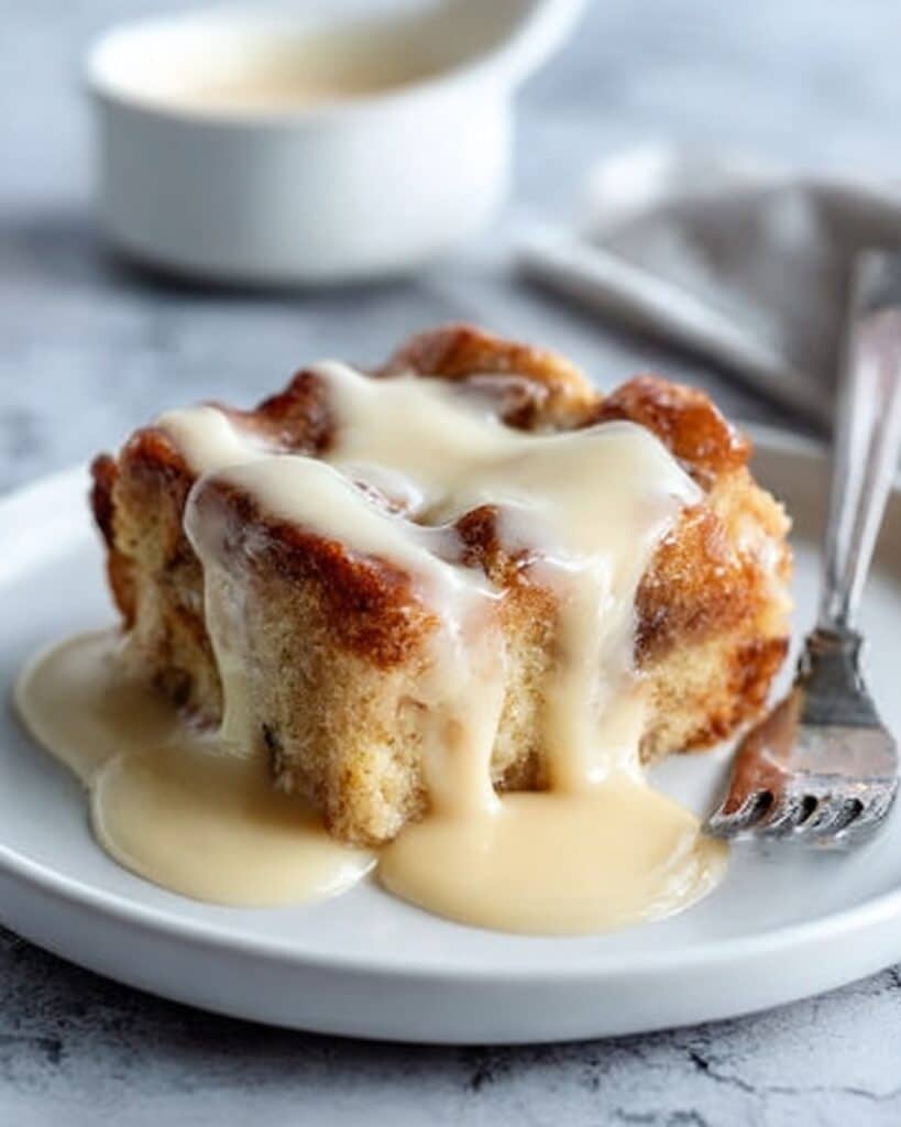 Grandma’s Old-Fashioned Bread Pudding: Warm Vanilla Comfort in Every Bite Recipe