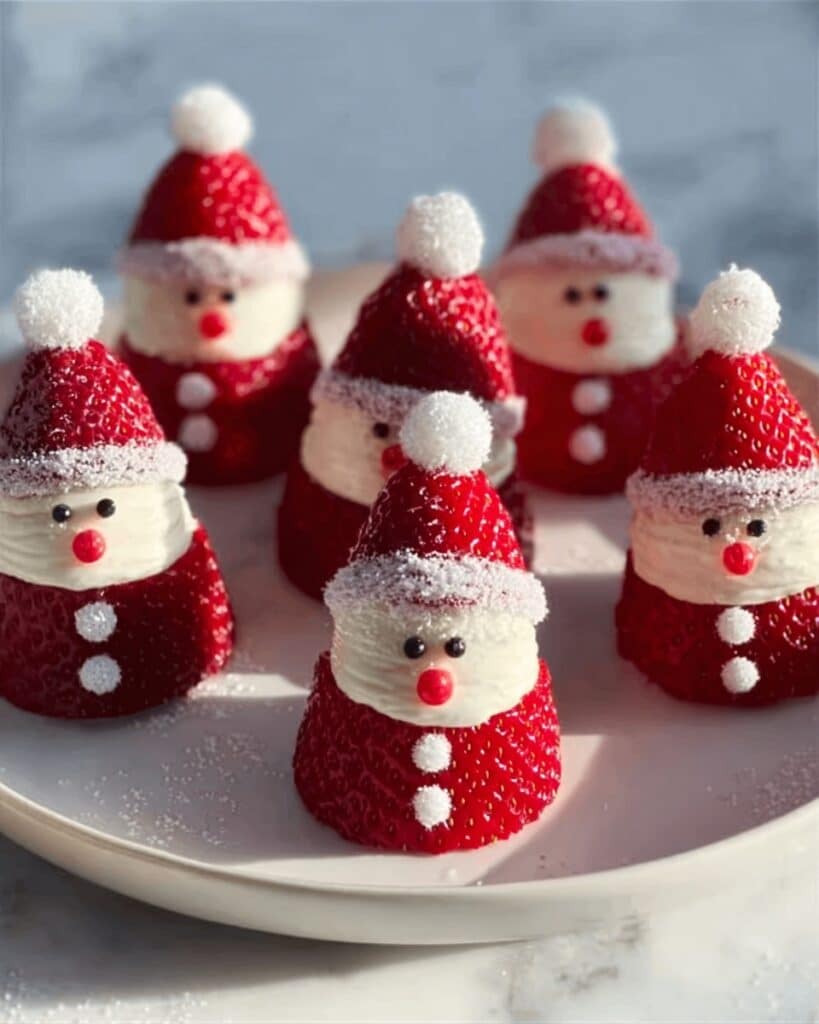 Mini Strawberry Santas Recipe