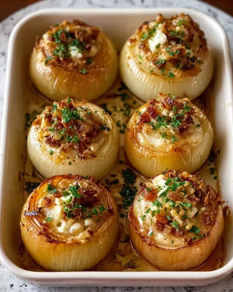 Greek Stuffed Onions Recipe
