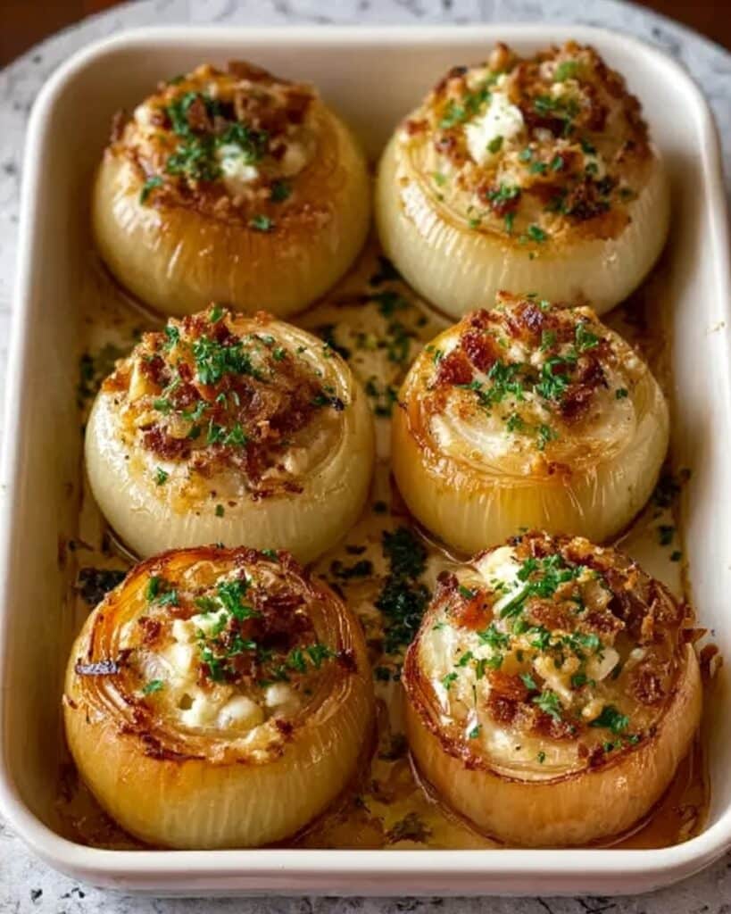 Greek Stuffed Onions Recipe