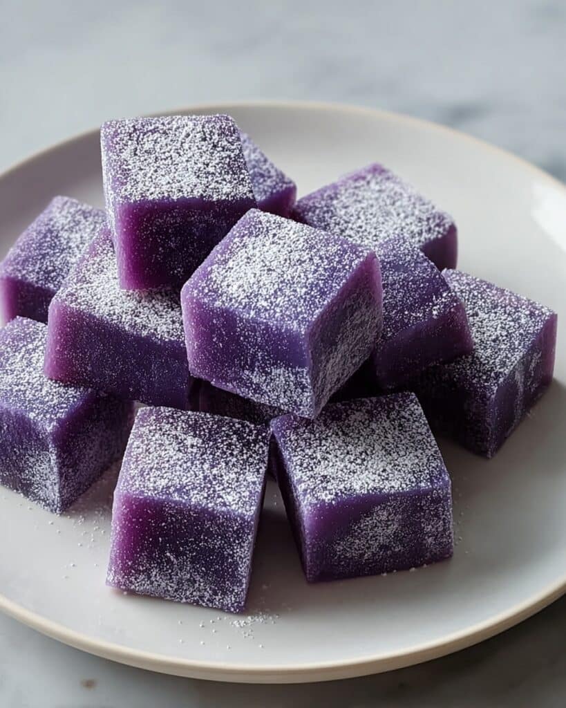 Hawaiian Butter Mochi with Ube Recipe