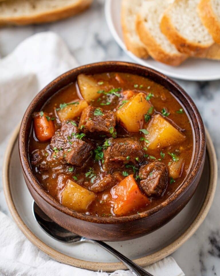 Slow Cooker Venison Stew | Thick & Hearty Recipe