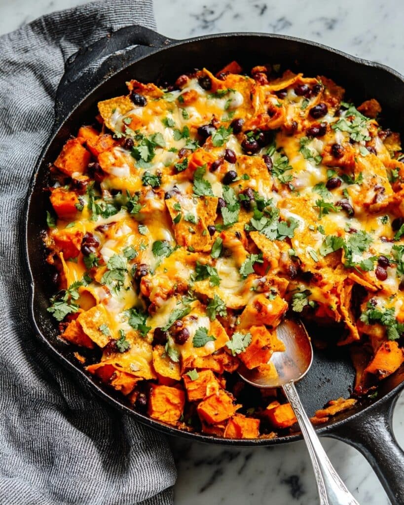 Butternut Squash and Black Bean Enchilada Skillet Recipe