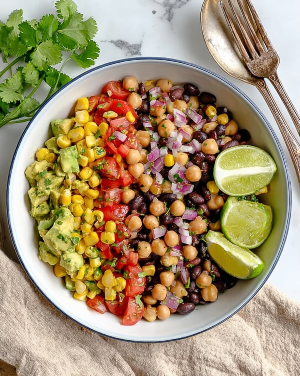 Texas Caviar Avocado Corn and Bean Salad Recipe