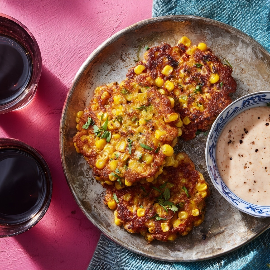 Smoky Corn and Shrimp Fritters Recipe