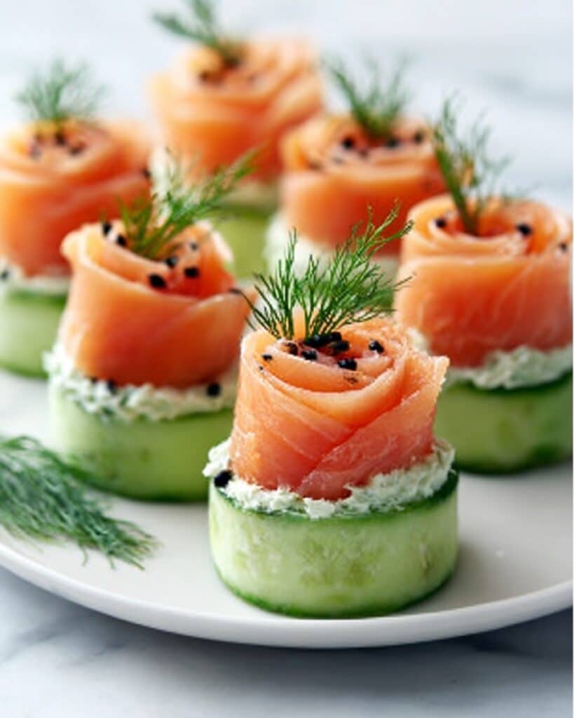 Avocado Mousse with Smoked Salmon and Fresh Herb Garnish Recipe