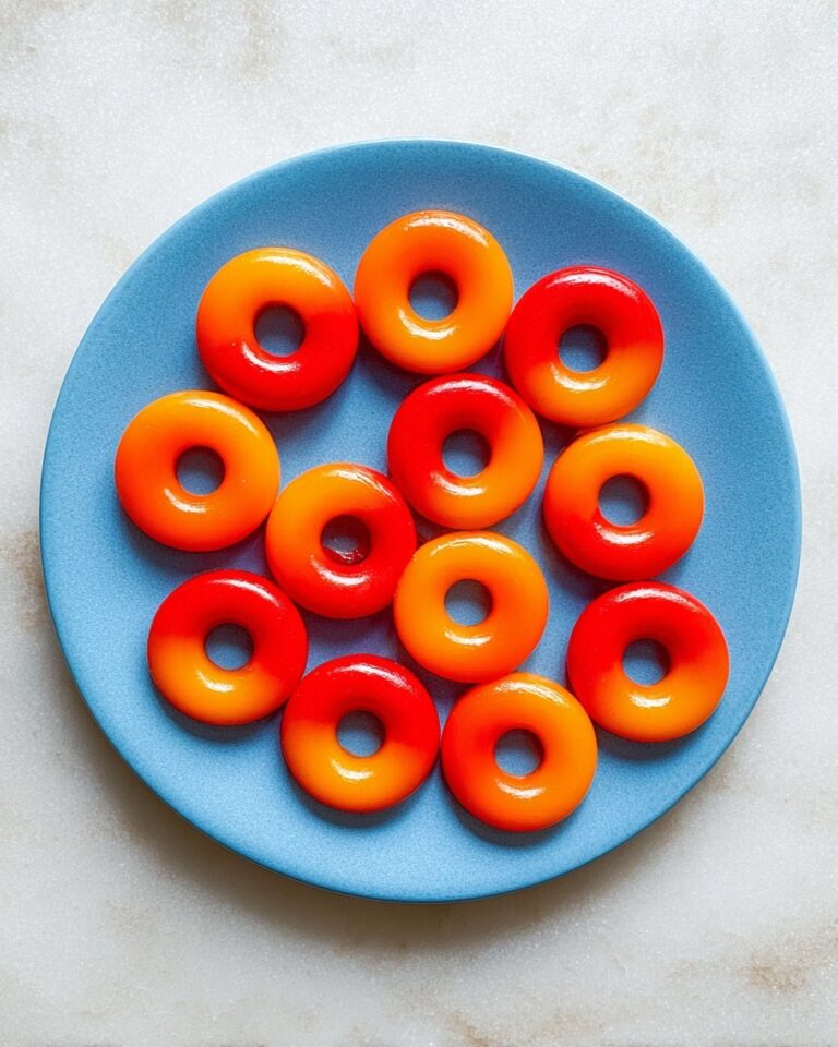 Homemade Gummy Peach Rings Recipe