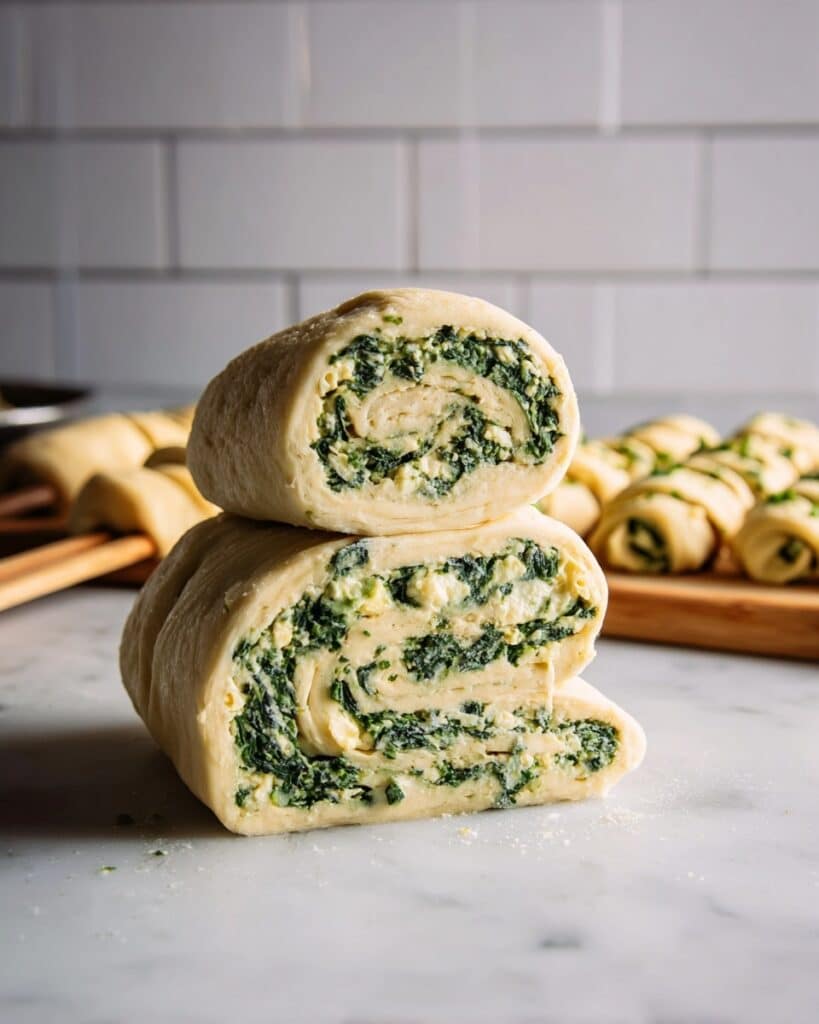 Spinach and Cheese Christmas Tree Appetizer Recipe