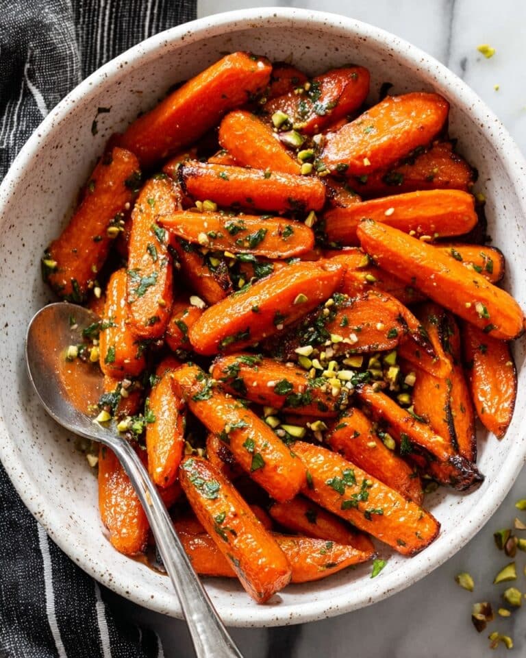 Coriander-Roasted Carrots with Parsley and Pistachios Recipe