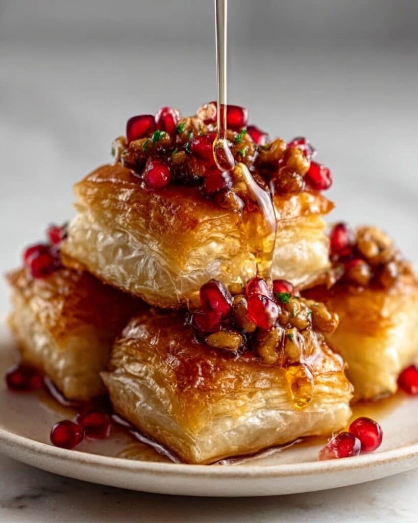 Brie & Walnut Puff Pastry Bites Recipe