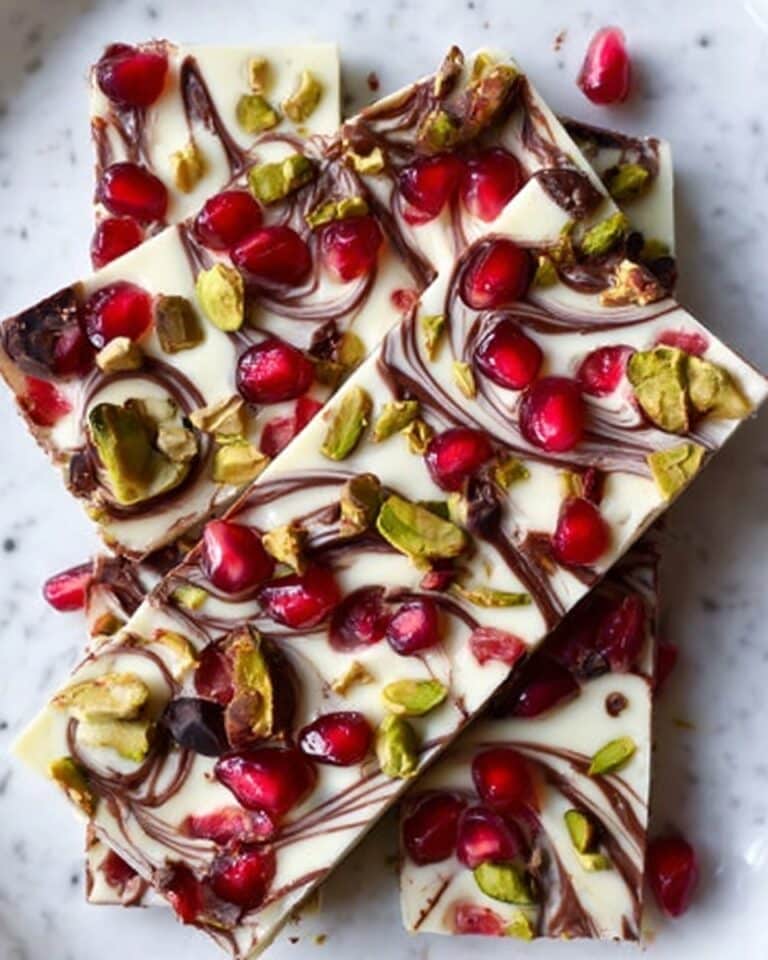 Pomegranate Pistachio Chocolate Bark Recipe