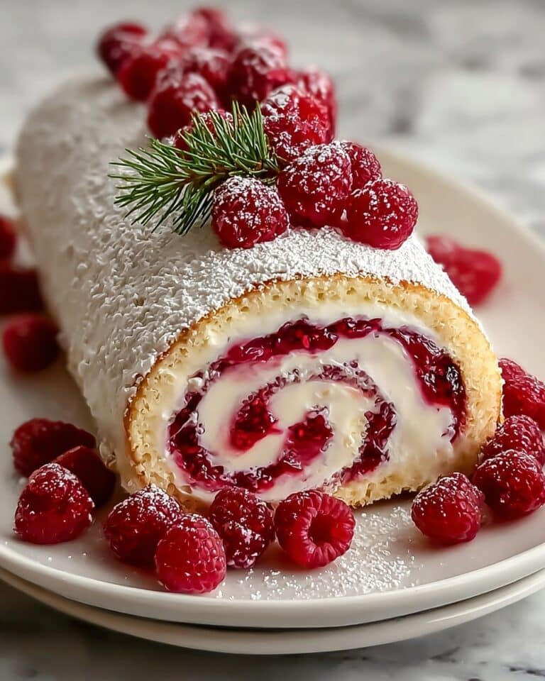 Raspberry Swirl Christmas Roll: A Festive Delight for Your Holiday Table Recipe
