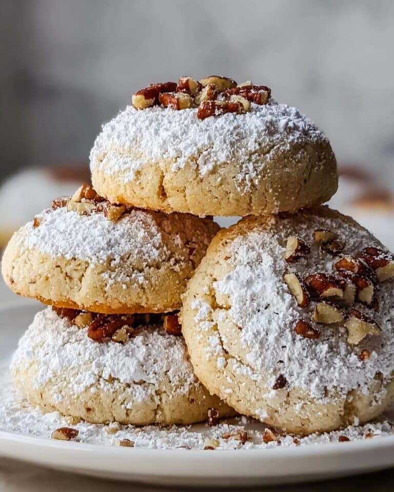 Buttery Pecan Snowball Cookies Recipe