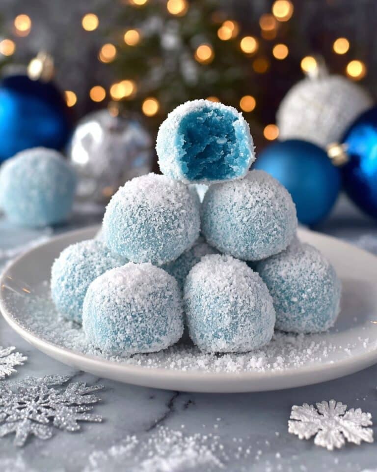 Blue Christmas Truffles Recipe