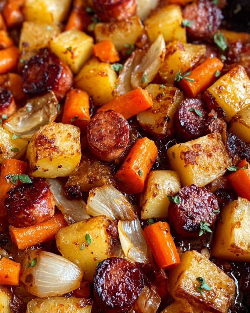 Maple Dijon Roasted Apples & Carrots Recipe