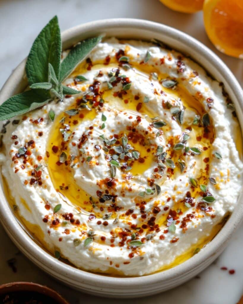 Spicy Ricotta Dip with Hot Honey Recipe