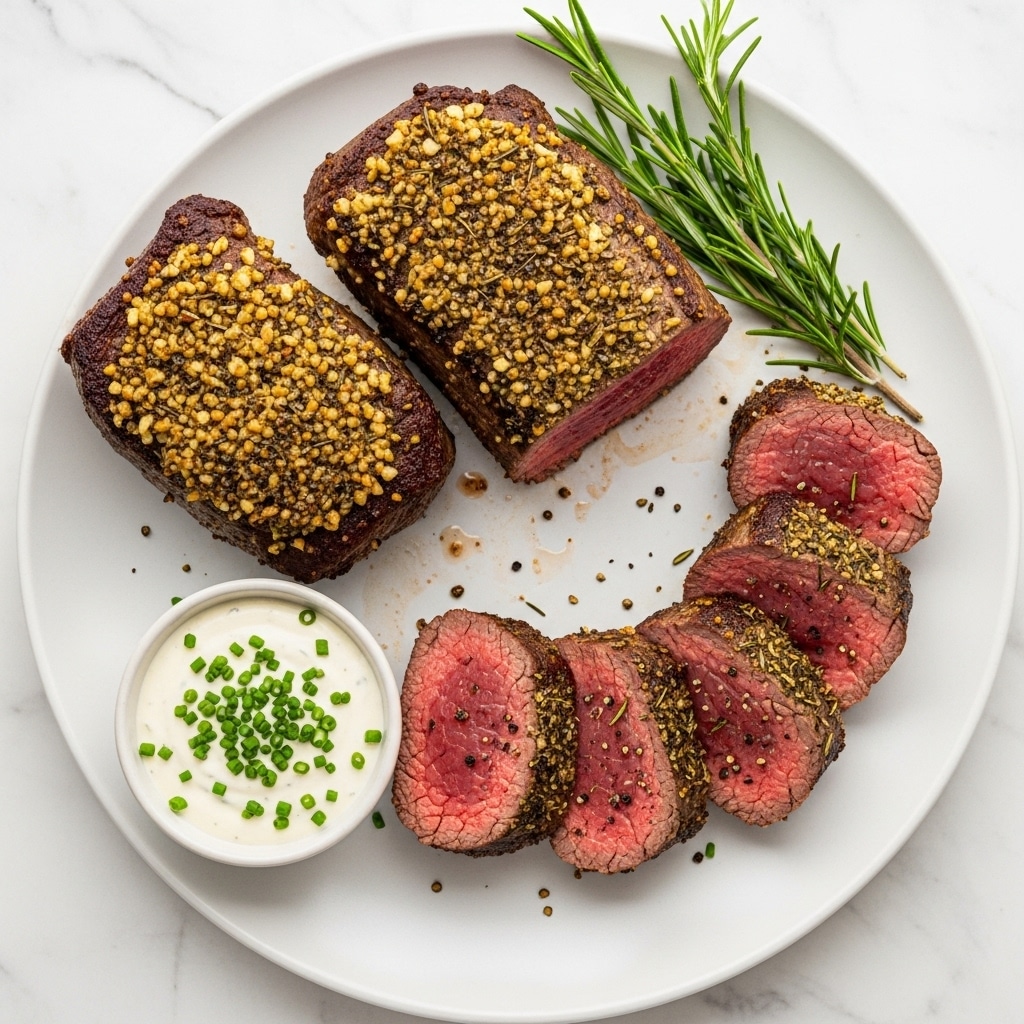Herbed Garlic Butter Beef Tenderloin Roast Recipe