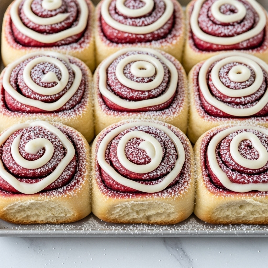 Red Velvet Cinnamon Rolls | The Perfect Christmas Morning Treat Recipe