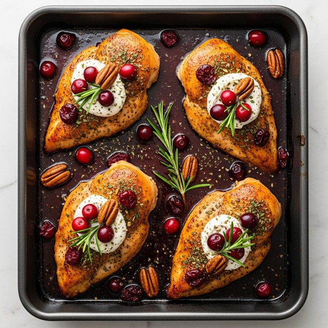 Honey Cranberry Chicken Bake with Ricotta Cheese Recipe