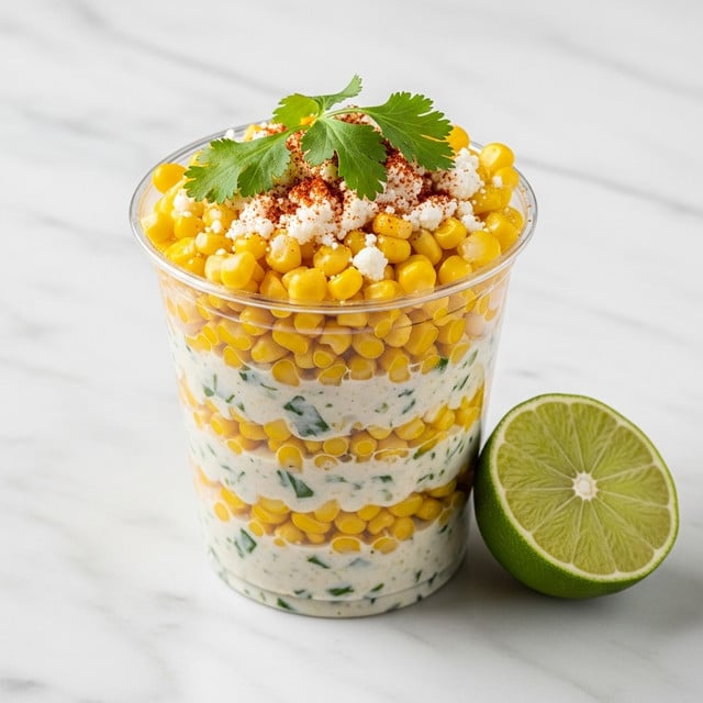 Creamy Mexican Street Corn in a Cup (Esquites) Recipe