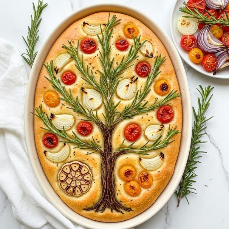 Christmas Tree Focaccia Recipe