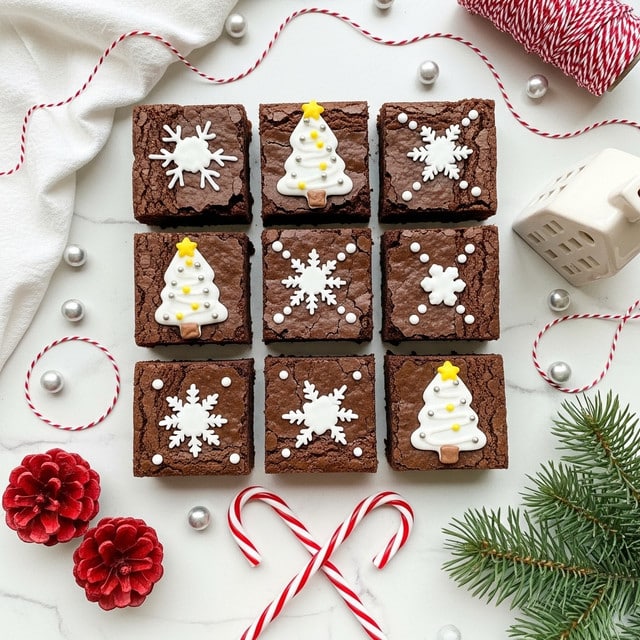 Easy Christmas Brownies Recipe