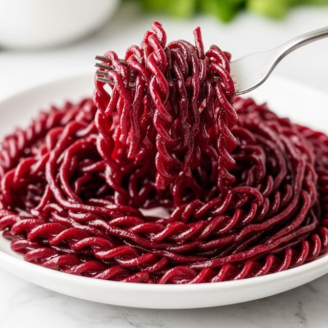 Roasted Spiralized Beets with Honey Mustard Vinaigrette Recipe