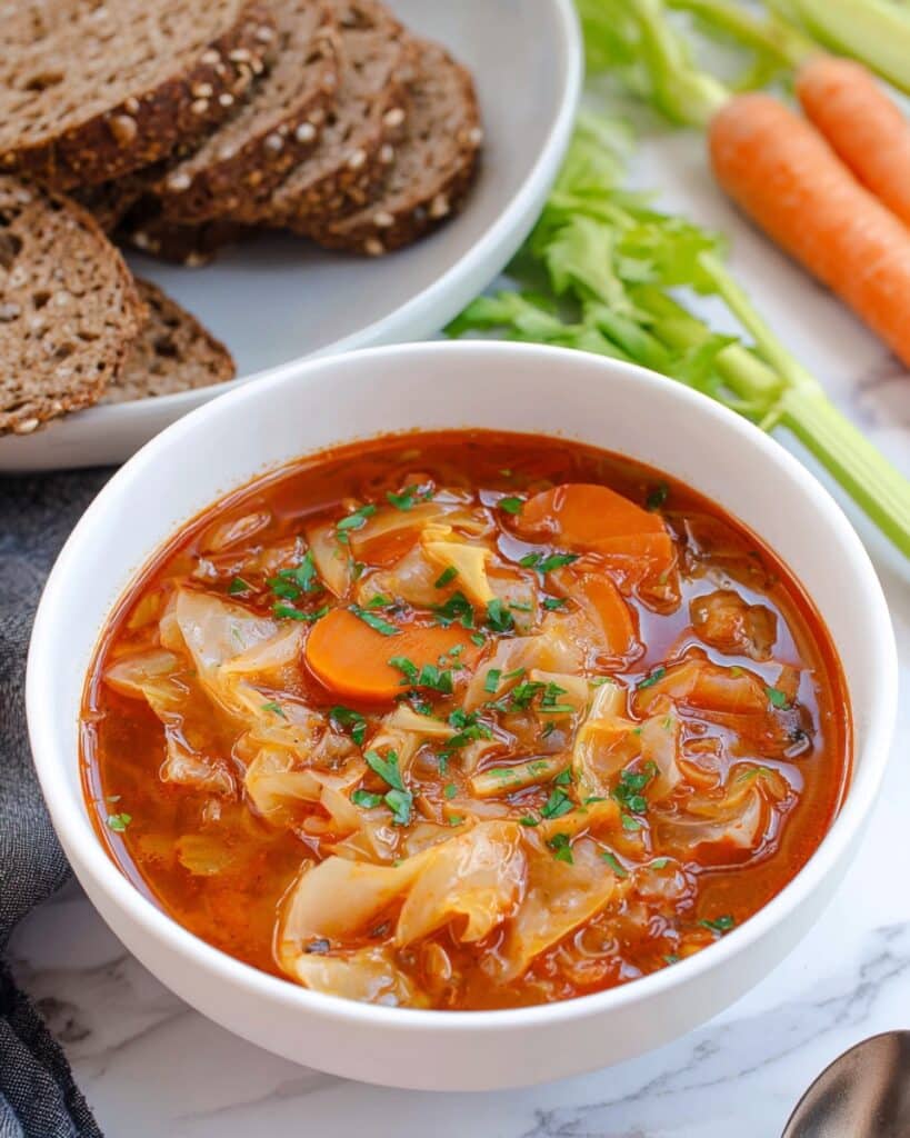 Best Cabbage Soup with Lentils | Easy and Healthy (Vegan) Recipe