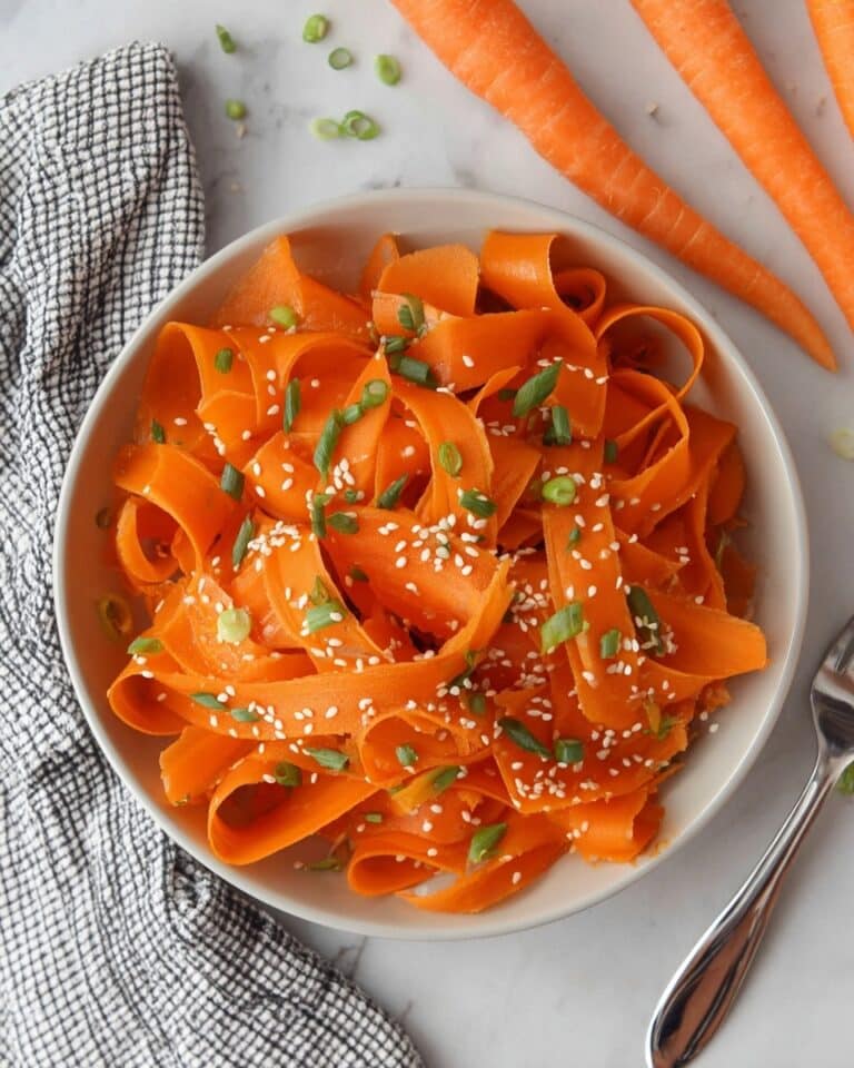 Ribbon Salad with Ginger-Sesame Dressing Recipe