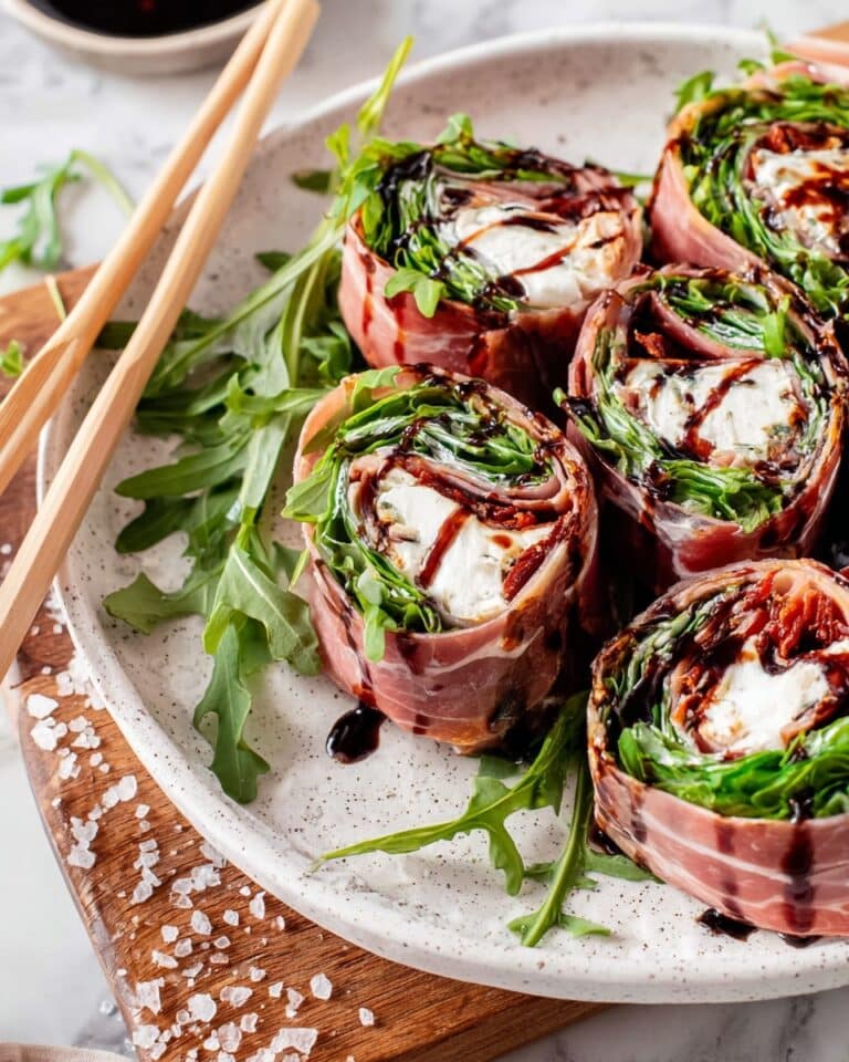 Italian Sushi with Prosciutto, Salami, and Burrata Recipe