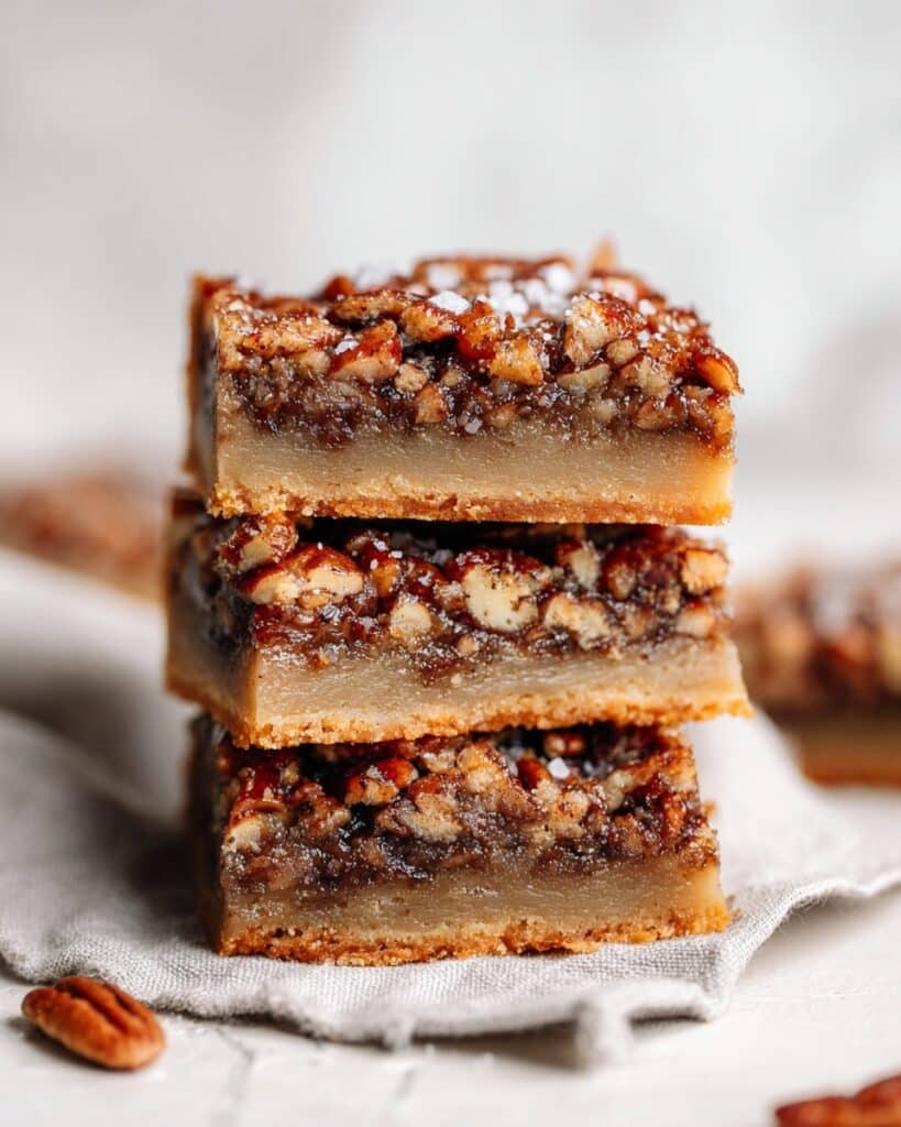 Healthy Gluten-Free Pecan Pie Bars Recipe