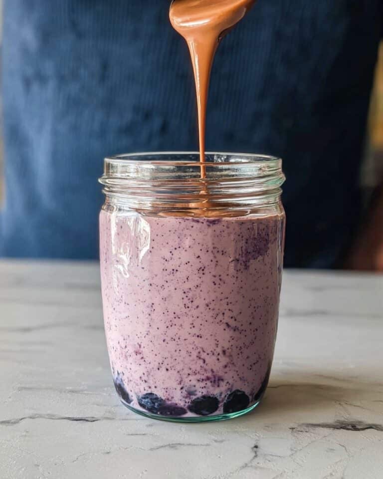 Blueberry Overnight Oats (Blended) Recipe
